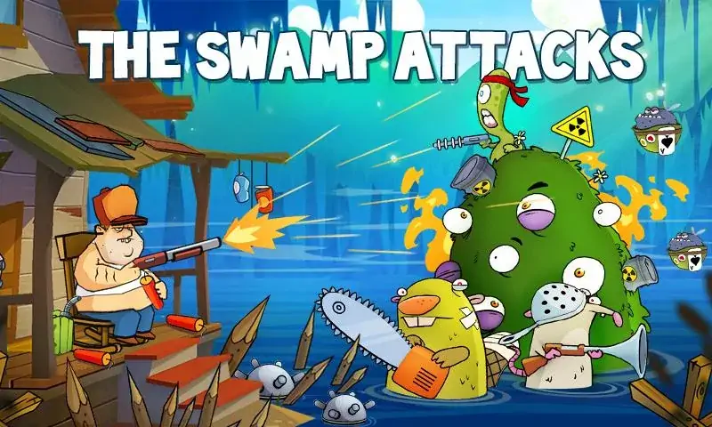 Download Swamp Attack [MOD, Unlimited money] + Hack [MOD, Menu] for Android