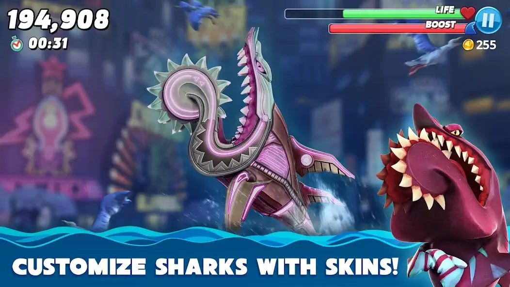 Download Hungry Shark World [MOD, Unlimited money/coins] + Hack [MOD, Menu] for Android