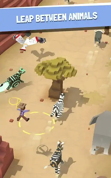 Download Rodeo Stampede: Sky Zoo Safari [MOD, Unlimited money/coins] + Hack [MOD, Menu] for Android