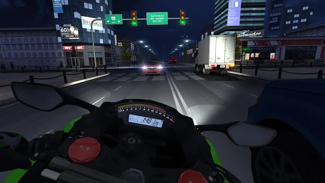 Download Traffic Rider [MOD, Unlimited coins] + Hack [MOD, Menu] for Android