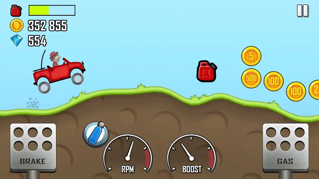 Download Hill Climb Racing [MOD, Unlimited money/gems] + Hack [MOD, Menu] for Android