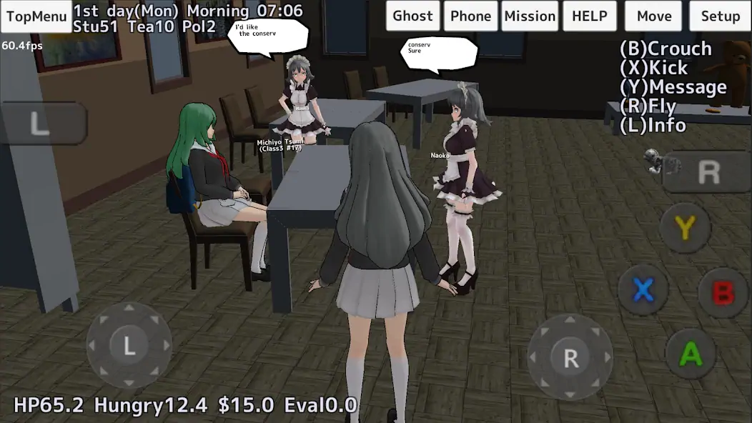 Download School Girls Simulator [MOD, Unlimited money/gems] + Hack [MOD, Menu] for Android