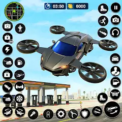 Download Flying Car Simulator- Car Game [MOD, Unlimited money/coins] + Hack [MOD, Menu] for Android